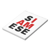 IK BEN SIAMESE NOTITIEBLOK (Gedraaid)