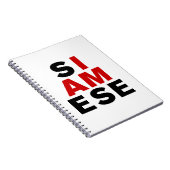 IK BEN SIAMESE NOTITIEBOEK (Rechterzijde)