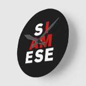IK BEN SIAMESE RONDE KLOK (Hoek)
