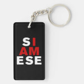 IK BEN SIAMESE SLEUTELHANGER (achterkant)