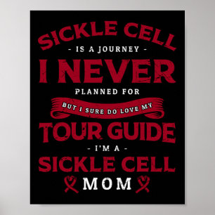Ik ben Sickle Cell Moeder - Sickle Cell Ziekte Bew Poster