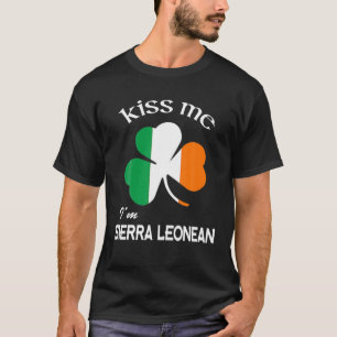 Ik ben Sierra Leonean Shamrock St. Patrick's T-shirt