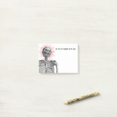 Ik ben Skeleton. Post-it® Notes (Op bureau)