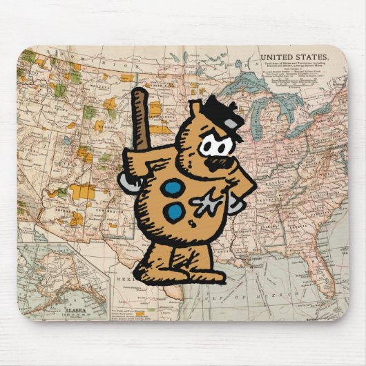 "Ik ben slecht, ik ben nationaal" Mousepad Muismat (Voorkant)