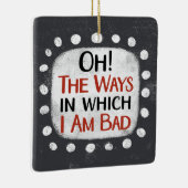 Ik ben slecht Ornament (Rechts)