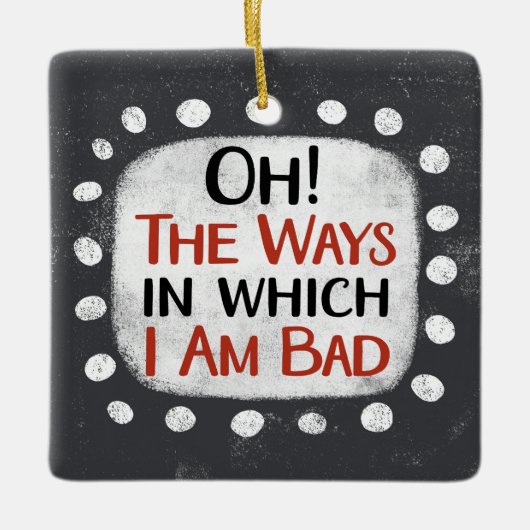 Ik ben slecht Ornament (Voorkant)