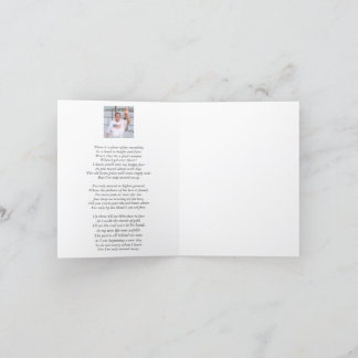 Ik ben slechts weg gegaan Dank u nota's Bedankkaart