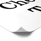 Ik ben slim grappig en een geweldige scheikundige  poster (Hoek)