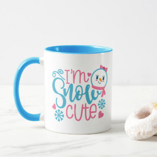 Ik ben sneeuw-schattige mok voor kerstmis