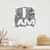 IK BEN SOBER POSTER (Keuken)