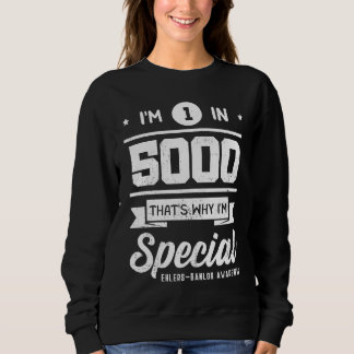 Ik ben speciaal Ehlers Danlos zwart wit zebra stre Trui
