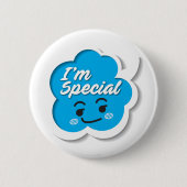 Ik ben speciaal ronde button 5,7 cm (Voorkant)