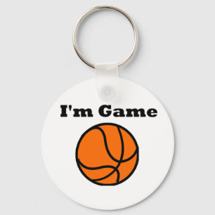 Ik ben Spel (Basketball) Sleutelhanger