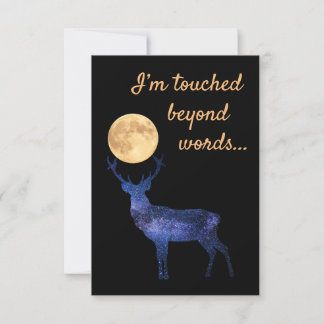 Ik ben sprakeloos bedankkaart