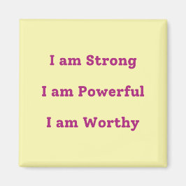 Ik ben ... Square Magnet Magneet