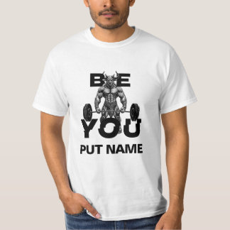 Ik ben sterk - ben jij - aangepaste naam t-shirt
