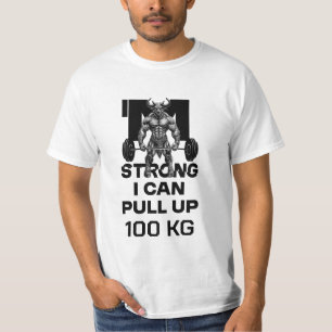 Ik ben sterk - ik kan me optrekken t-shirt