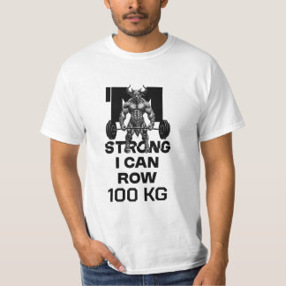 Ik ben sterk, ik kan roeien t-shirt