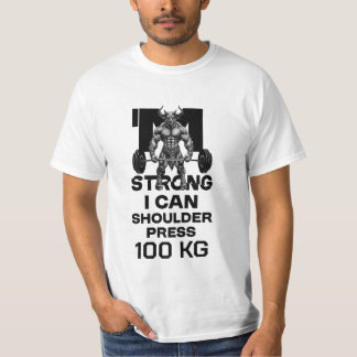 Ik ben sterk - ik kan schouderpers t-shirt
