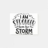 Ik ben sterker dan het Storm Post-it® Notes (Voorkant)