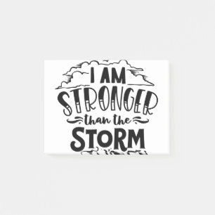 Ik ben sterker dan het Storm Post-it® Notes