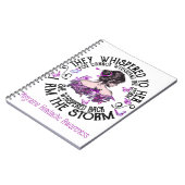 Ik ben Storm Migraine Hoofdpijn Bewustheid Notitieboek (Linkerzijde)