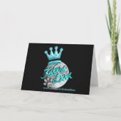 Ik ben stout geweest... Santa's Naughty & Nice Lis Feestdagen Kaart (Achterkant)