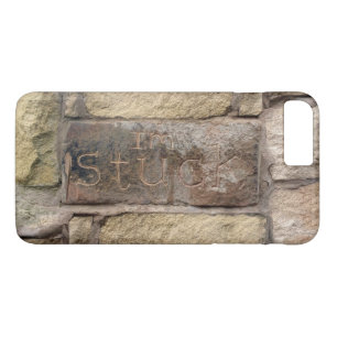 "Ik ben Stuck" een andere steen in de muur iPhone 8 Plus / 7 Plus Hoesje