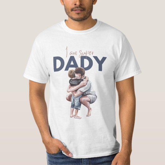 Ik ben Super Daddy T-shirt (Voorkant)