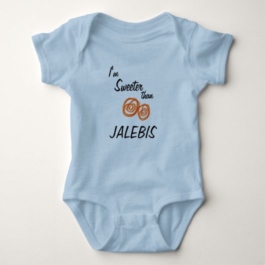 Ik ben Sweeter dan Jalebi Romper (Voorkant)