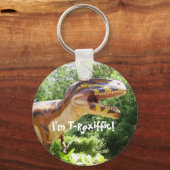 Ik ben T-Rexiffic. Sleutelhanger (Voorkant)