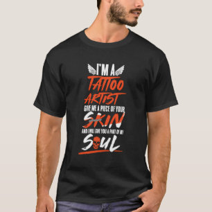 Ik ben Tattoo artiest Geef me rust van je huidgede T-shirt