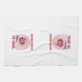 Ik ben te om te koken. theedoek (Horizontaal)