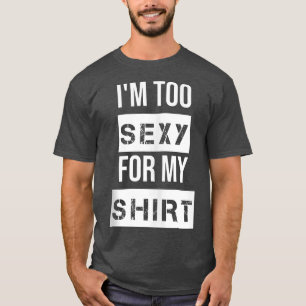 Ik ben te slim voor mijn spier voor mannen, vrouwe t-shirt