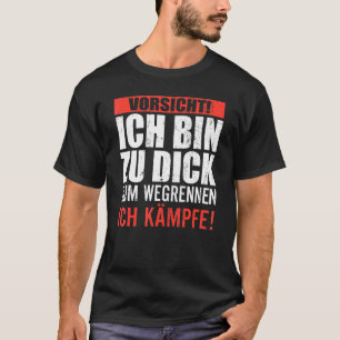Ik ben te vaag om weg te rennen... ik vecht. t-shirt