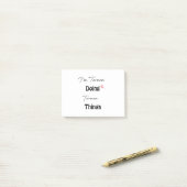 Ik ben Teresa Doing Teresa Dingen Post-it® Notes (Op bureau)