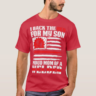 Ik ben terug van de rode roodmam van de Welder Son T-shirt