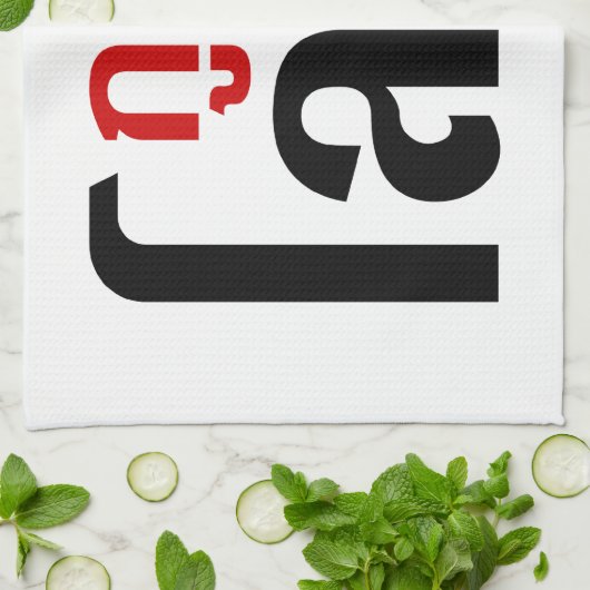 Ik ben ☺ Thaisetaalscript ☺ Theedoek (Gevouwen)