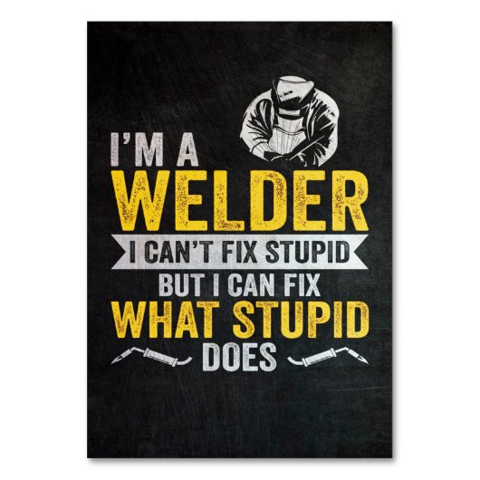 Ik ben The Welder Kaart (Voorkant)