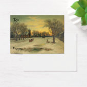 IK BEN THUIS VOOR CHRISTMAS GIFT LABEL VISITEKAARTJES (Bureau)