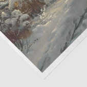 Ik ben thuis voor Kerstmis. Tissuepapier (Detail)