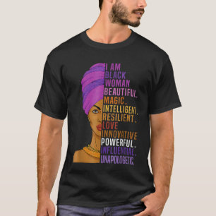 Ik ben Tiffany Black Woman History maand 2023 Prid T-shirt