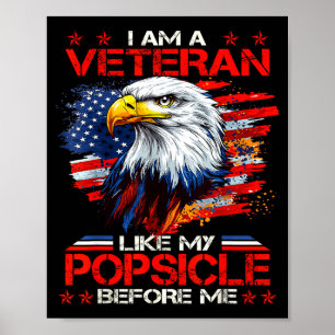 Ik ben trots dat ik een veteraan ben zoals mijn va poster