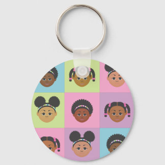 Ik ben trots dat ik natuurlijk ben! sleutelhanger