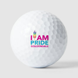 IK BEN TROTS Goldendale Golf Balls Golfballen