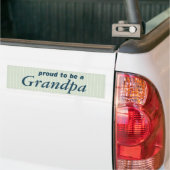 Ik ben trots om opa te zijn. bumpersticker (Op Truck)