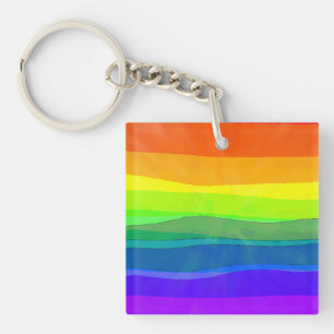 Ik ben trots op de LGBTQIA Pride Sleutelhanger