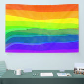 Ik ben trots op de LGBTQIA Pride Spandoek (Beurs)