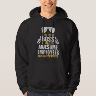 Ik ben trots op de vrije Geweldige werknemers Hoodie