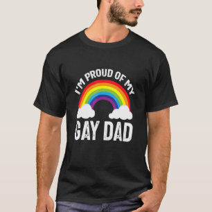 Ik ben trots op mijn homo vader dag in pride maand t-shirt